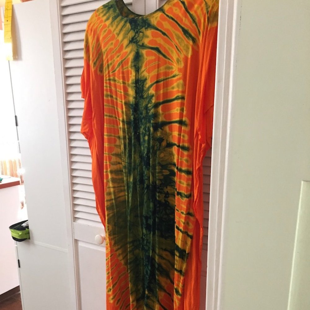 Hand made long cotton dress